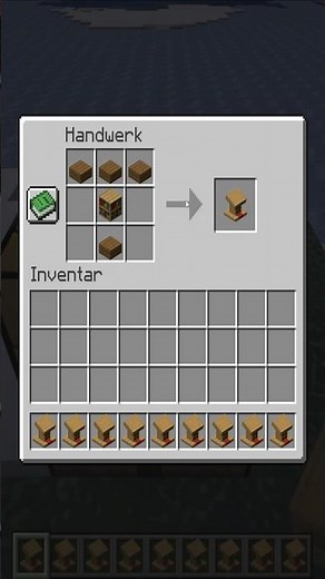 Minecraft Lesepult Craften Tutorial