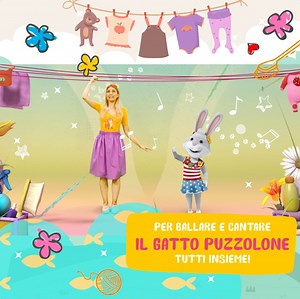 Bambini! È uscito il mio nuovo video! Topo Tip ed io, insieme ai bambini della Children’s Musical School, vi aspettiamo per ballare e cantare il Gatto Puzzolone tutti insieme! Scopritelo subito! | Carolina Benvenga