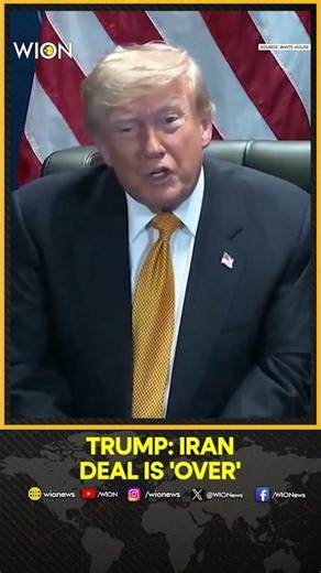 US-Iran War: Trump Declares Iran Ceasefire Is 'Over' After Overnight Strikes | WION Shorts