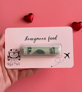 Honeymoon Fund Fund Money Card for Wedding | Wedding Gift Ideas | Romantic Gift for Bride and Groom - Etsy