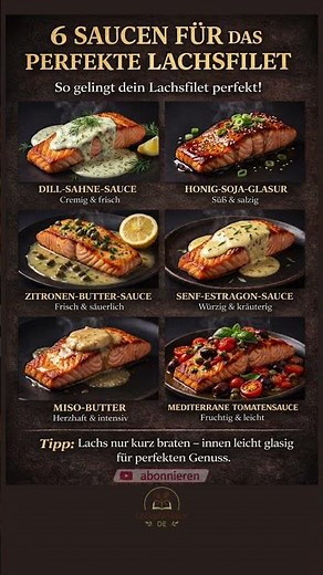 These 6 sauces will make your salmon incredibly delicious! 😍