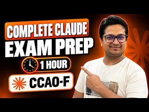 Full Claude Certified Associate Foundations Exam Prep in 1 Hour | Final Review + Practice Questions