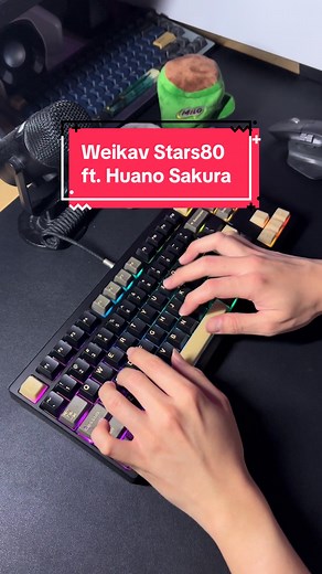Premium Typing Experience with Huano Sakura Keyboard