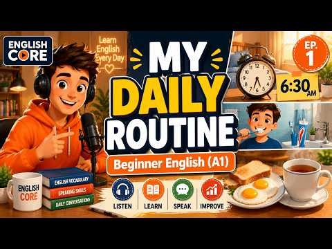 300 Daily Routine Words & Phrases | Learn English Naturally