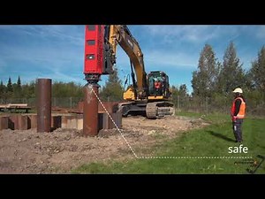 EXCAVATOR MOUNTED PILING HAMMERS