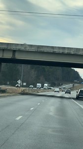 Icy Interstate 85 towards Atlanta near Opelika something happened #I85 #Alabama #opelikaal #atlanta #Montgomery #trendingpost #now #JustNow | Roadside America