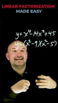 Linear Factorization of a Polynomial to the 4th degree