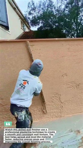 This Wall Finishing Technique Is Insane! A Faster Way To Create Perfect Texture