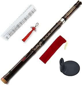 Separable Brown Vertical Bamboo Flute Key G Traditional Chinese Musical Instrument Woodwind Music Instrument Xiao