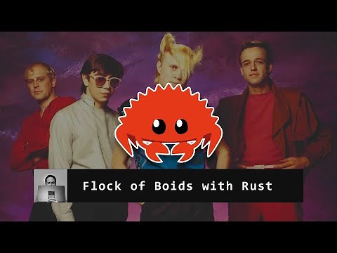 Flocking Boids in Rust: With Piston vs Tetra vs Amethyst vs Bevy