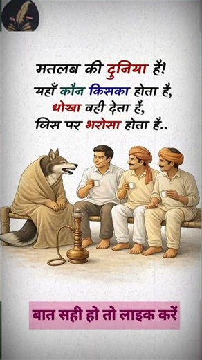 Matlab Ki Duniya | Dhoka Wahi Deta Hai Jis Par Bharosa Hota Hai | Sad Reality Quote #trending #sort