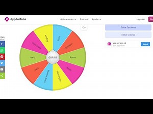 Aplicación para sorteos en línea