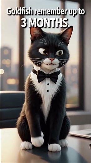 Cat of Chaos Destroys the Goldfish Memory Myth 🐠 #shorts