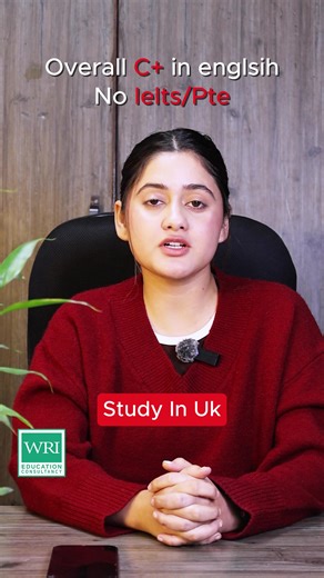 Study in the UK with C in English Accepted