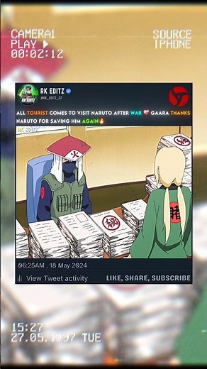 NARUTO AND GAARA FRIENDSHIP 🔥❤️‍🩹