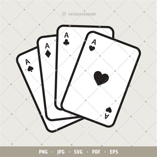 Playing Card SVG: Card Deck Cut File for Cricut (digital Download) | 314 - Etsy