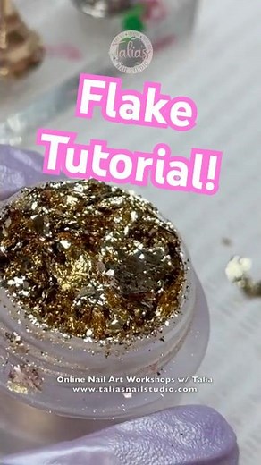 How to Use Flakes on Nails