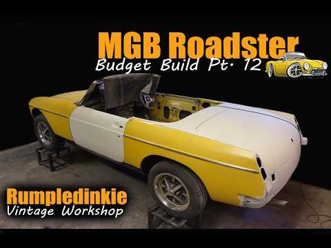 MGB Roadster Budget Restoration Pt 12 - Finishing the door and applying primer