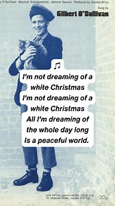 Anyway… I’m Not Dreaming Of A White Christmas 🎶 #christmasmusic #christmassongs | Gilbert O'Sullivan