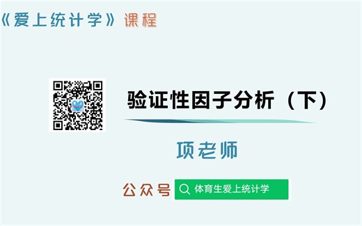 【统计学教程】验证性因子分析（下）：案例解析，Amos操作