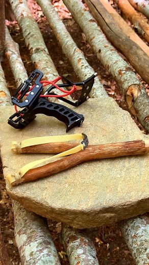 Bushcraft Slingshot Build vs Compound – which one wins? Handmade vs modern. We built a bushcraft slingshot and tested it against a compound one. Outdoor skills, bushcraft DIY, and a fun survival project. #bushcraft #slingshot #survivalskills #outdoorlife #primitive #handmade #diyproject #wilderness #outdoorskills #bushcraftgear | Mediterrain Outdoors