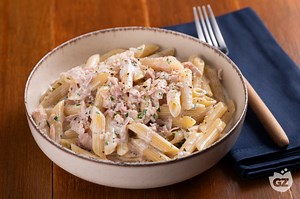 Pasta panna e prosciutto