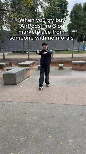 When you try buy AirPods Pro 3 on marketplace from someone with no morals