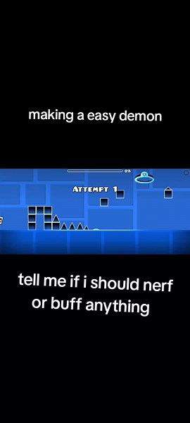 Creating an Easy Demon Level in Geometry Dash