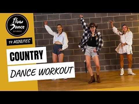 Country Music Dance Workout - Cowboy Hustle, Cha Cha, Waltz, Rumba | Easy Follow Along