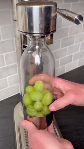 Fizzy grapes experiment