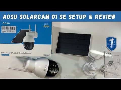 AOSU SolarCam D1 SE Setup & Review