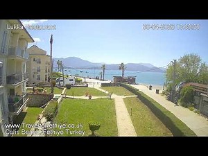 Webcam Live from Calis Beach, Fethiye Turkey | Fethiye webcam