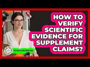 How To Verify Scientific Evidence For Supplement Claims?