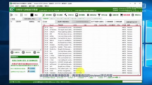 创想亚马逊数据采集器 reviews评论介绍