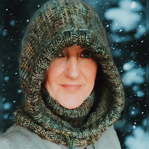 The Huddle Hood, Knitted Hood With Cowl Pattern Aran to Chunky Yarn PDF Download English Instructions Videos - Etsy