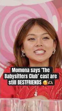 Momona says ‘The Babysitters Club’ cast are still BESTFRIENDS 🥰🫶🏼 #babysittersclub #netflix