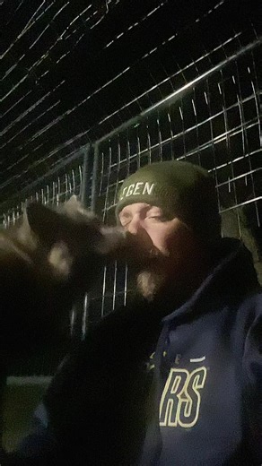 Willow the fox loving on daddy 🥹#winter #animal #cuteanimals #myheart #fox