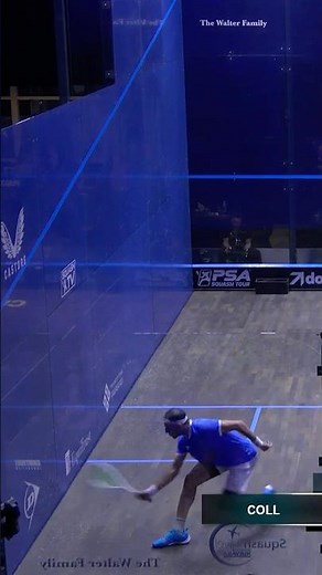 This finish from Elshorbagy 🤩Squash in fast forward ⚡️ #squash