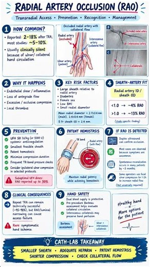 The silent threat of Radial Artery Occlusion! 🩺🩸❌