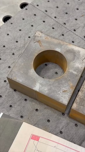 1.5K views · 2.4K reactions | Adding some 90° bevels to these blocks for the welding shop. Simple 4 jaw chuck work and some machine shop #asmr #abom79 #machineshop #jobshop #manualmachining #manualmachinist #jobshop #4jawchuck #lathe #lathework #precisionmatthews #starrett #starretttools #machinisttools | Abom79 | Facebook