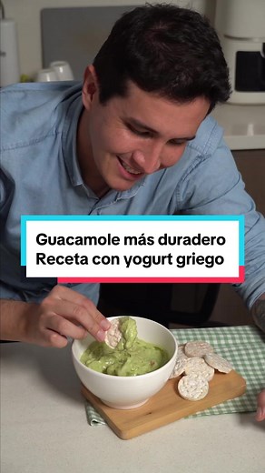 Guacamole cremoso con yogurt griego