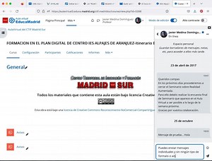Cómo enviar mensajes a través del aula virtual | Mediateca de EducaMadrid