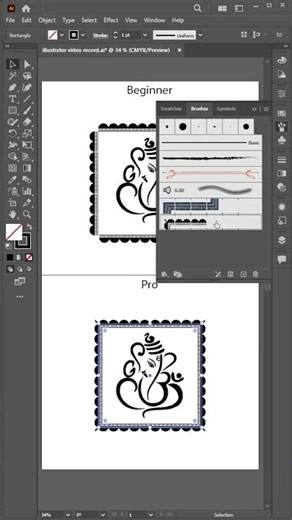 Adobe Illustrator 2026 Tips - How to Master Brush Tricks for Beginners #trending #viral #shorts