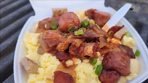 Ep 136, Satsuma Chevron, Satsuma, AL. Ever since I staarted this place has been a suggestion from viewers. Breakfast Gumbo! Who knew? Conecuh Sausage Co Inc | Stafford Shurden
