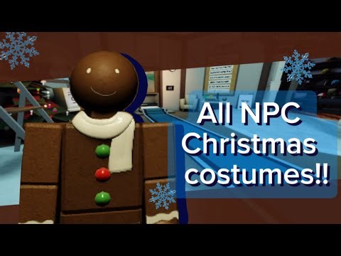 All Regretevator NPC Christmas Costumes!!!