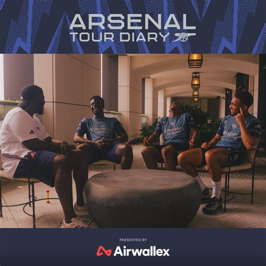 Competition never sleeps 🏓 Go inside tour life with the Gunners at Arsenal.com 📺 | Arsenal