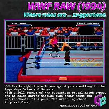 WWF RAW (MegaDrive/Genesis, 1994) #sega #wrestling #wwe #retrogaming #megadrive #genesis #16bit