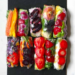 Fresh Summer Rolls (  Dipping Sauces)