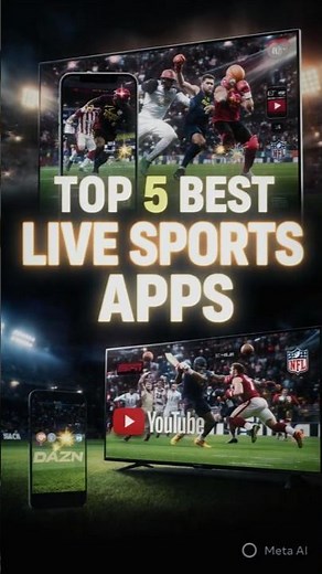 Top 5 Best Apps to Watch Live Sports in 2026 🔥 | Football, Cricket, NBA & More #livesports #shorts