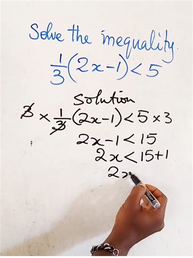 Inequality in one variable. The solution is simplified and fun is guaranteed. #goviral #learnwithMrPeter #gcse #waec #education